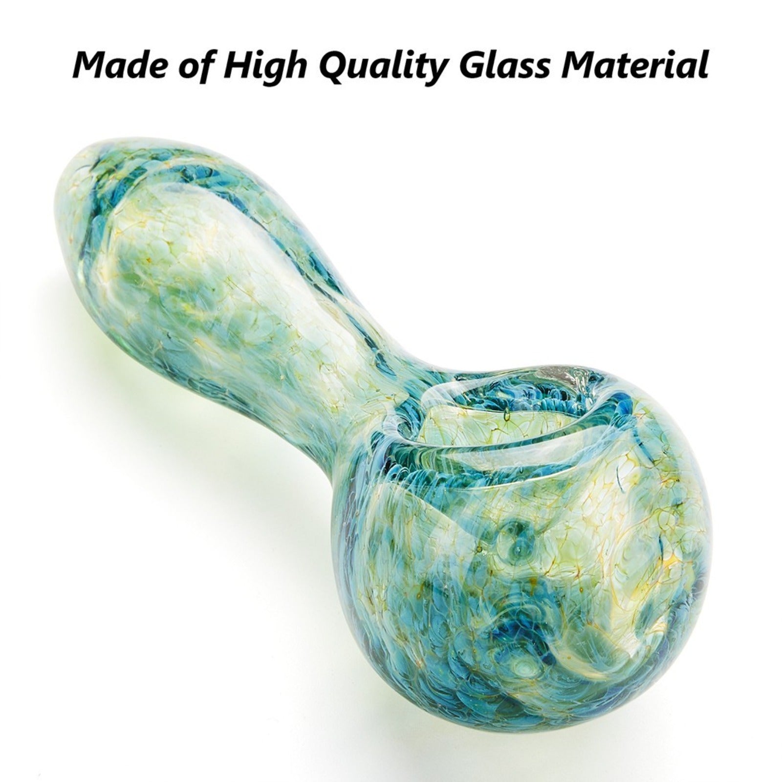 4 Inch Tobacco Smoking Glass Pipe Gorgeous Bowl Collectible Handmade Pipes