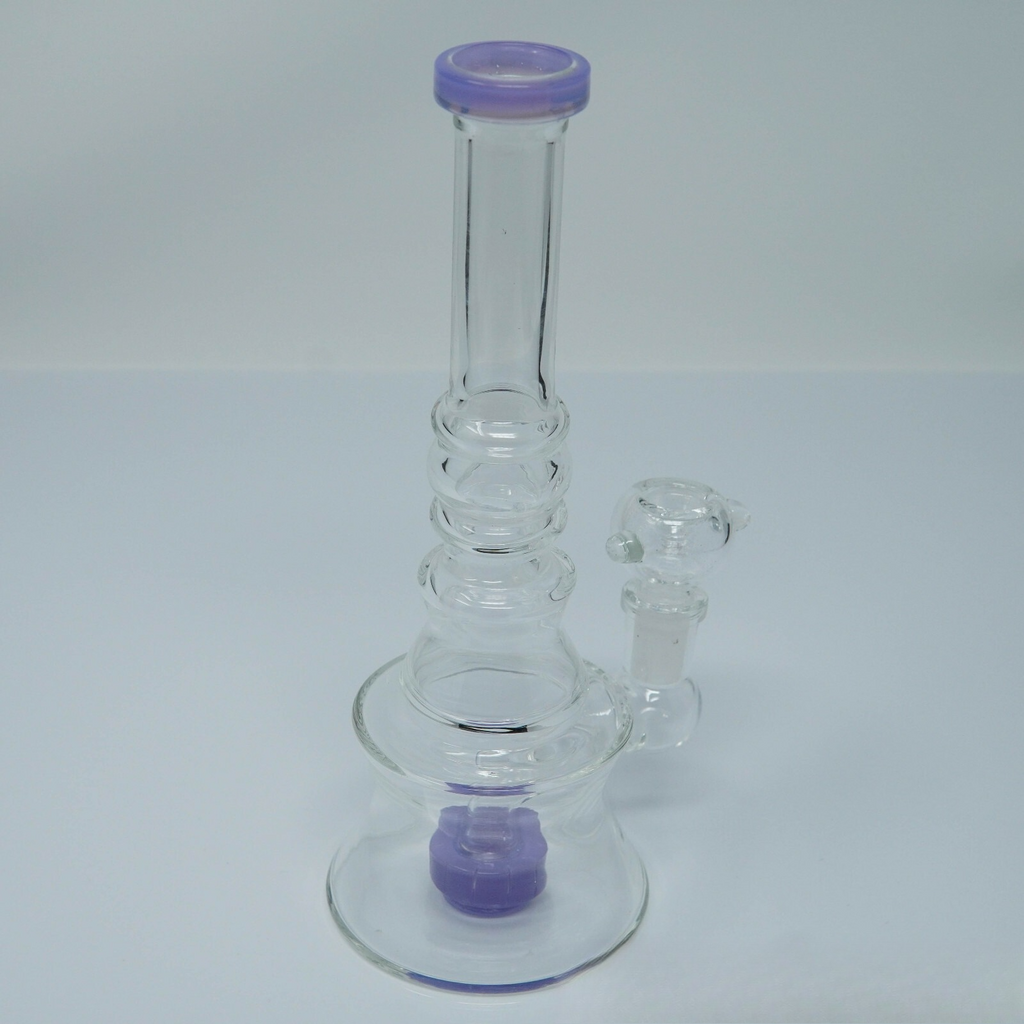 8.5” Purple Slime Hookah Water Pipe Bong Tobacco Smoking Pipe.