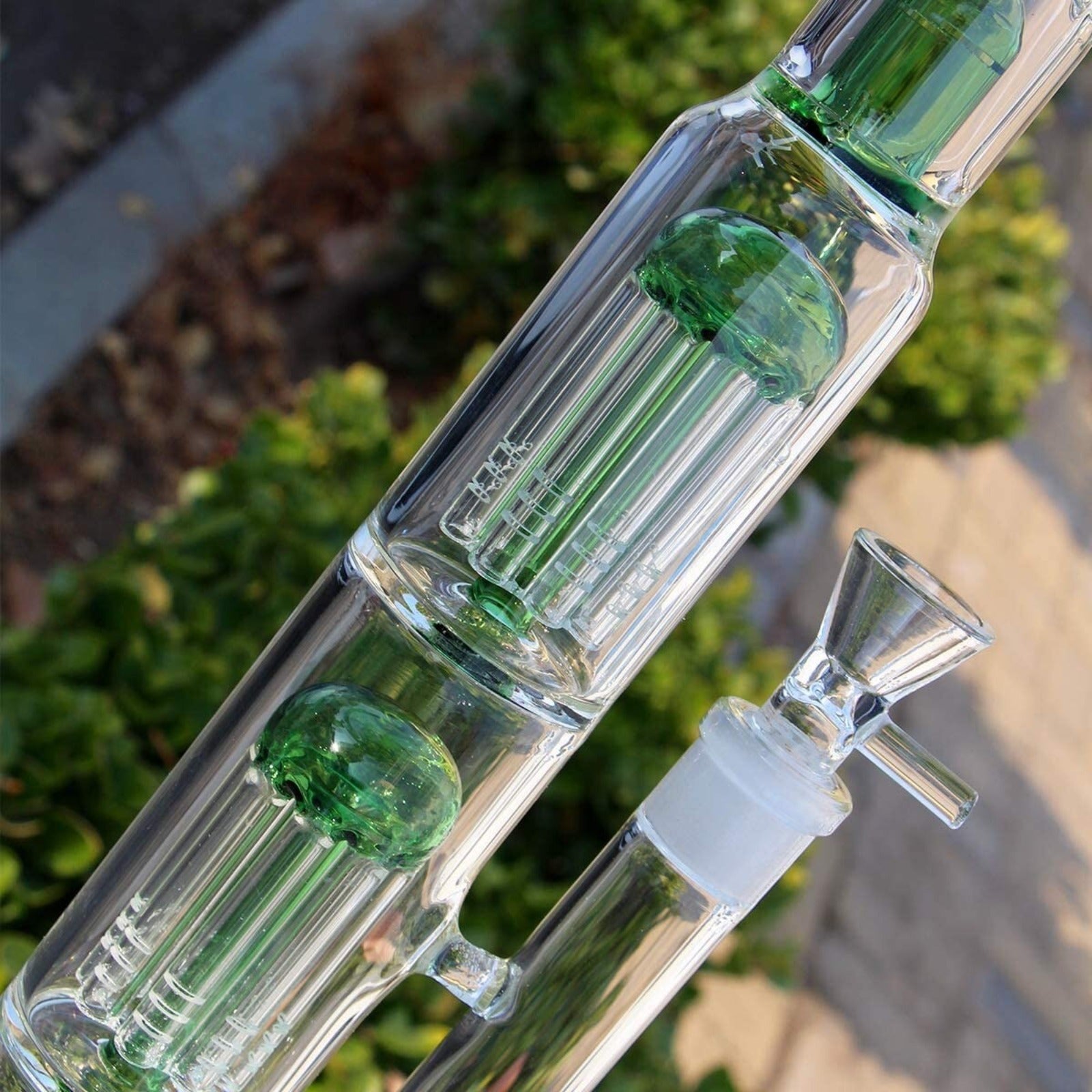 16.5 Glass Bong Glass Water Bongs Bowl Tornado Percolate Pipe Hookahs 18mm Bowl