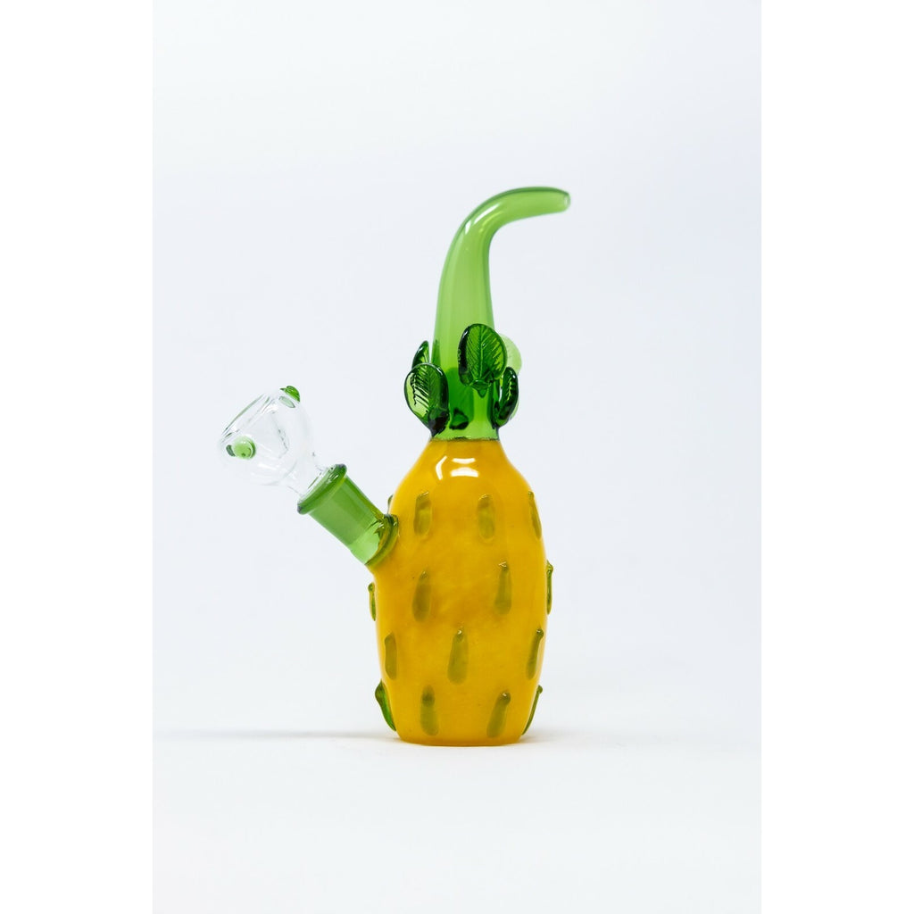 Hookah Water Pipe Glass Premium 6" Pineapple Tobacco Bong.