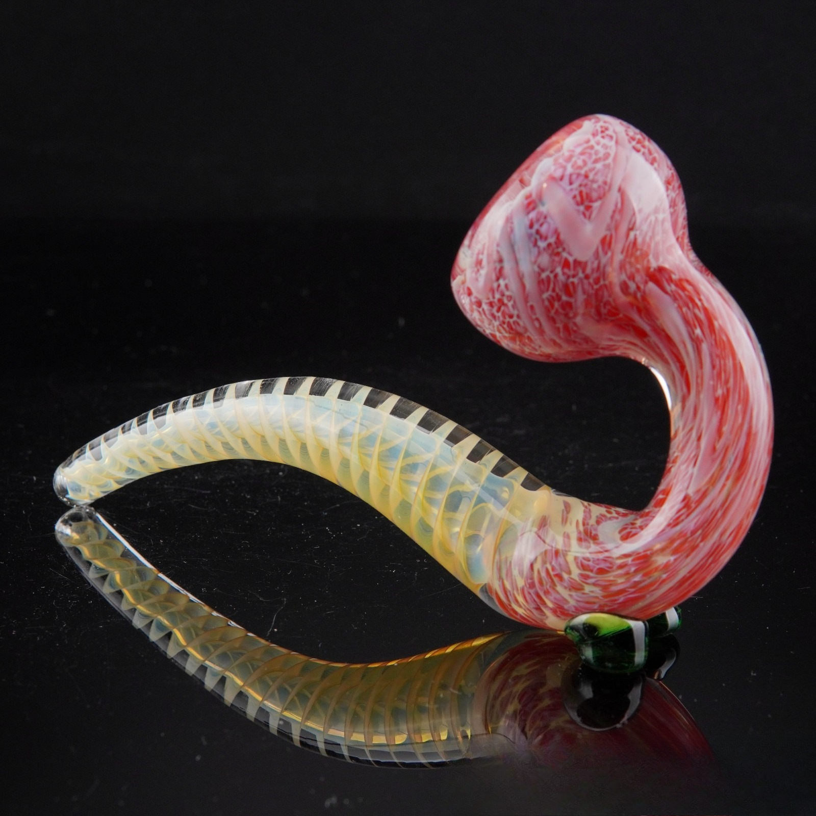 5.5" Tornado Sherlock Tobacco Smoking Pipe Thick Collectible Glass Pipes.