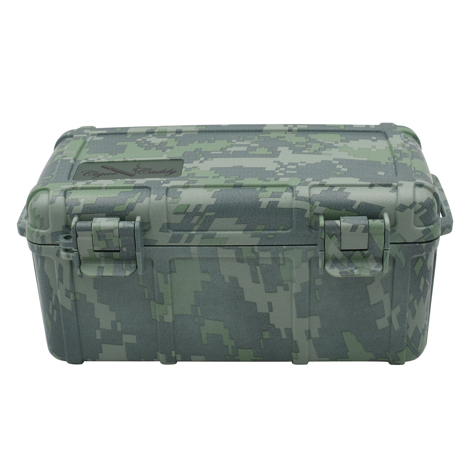 Camo 15 Cigar Waterproof Travel Humidor, Digital Camouflage