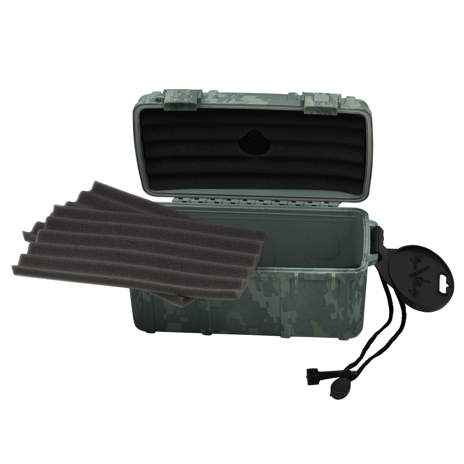 Camo 15 Cigar Waterproof Travel Humidor, Digital Camouflage